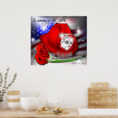 9 september/11 gedenkteken poster Print (Keuken)