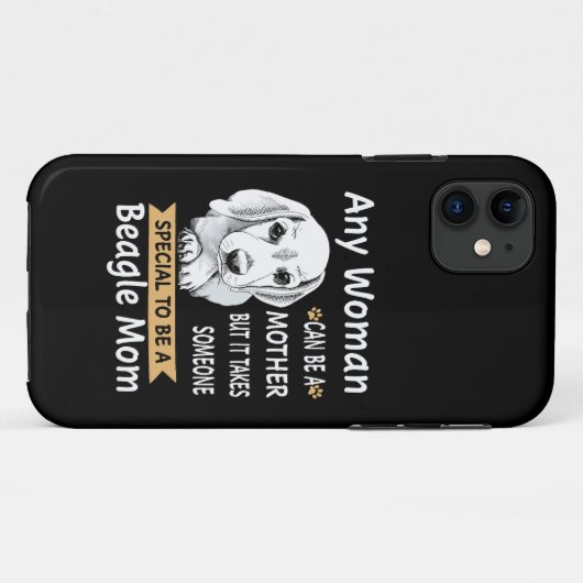 9 Speciaal om een Beagle Moeder te zijn Case-Mate iPhone Case (Achterkant (horizontaal))