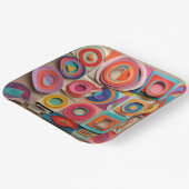 9" Square Paper Plate Papieren Bordje (Gebogen)