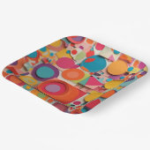 9" Square Paper Plate Papieren Bordje (Gebogen)