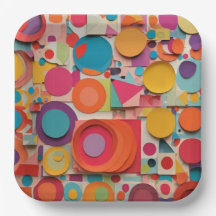 9" Square Paper Plate
