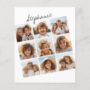 9 Square Photo Collage - Zwart-wit