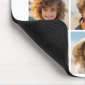 9 Square Photo Collage - Zwart-wit Muismat (Hoek)