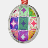 9 sterren Hakuna matata patroon Metalen Ornament (Links)