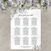 9 Tabel Lavender Eucalyptus Weddenschap Grafiek Poster