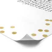 9 Tables Greenery Wedding Seating Chart Poster (Hoek)