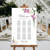 9 Tafel Roze Witte Roos Bloemen Zitting Grafiek Poster