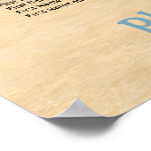 9 Tafelbad-weduwenkaart Poster (Hoek)