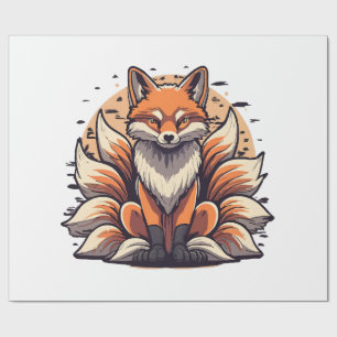 9 Tailed Fox Spirt Cadeaupapier