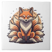 9 Tailed Fox Spirt Tegeltje (Voorkant)