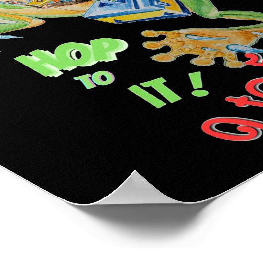 9 tot 5 MOTIVATOR FROG POSTER (Hoek)