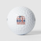 9 van de 4 kiezers betreuren hun beslissingscadeau golfballen (Voorkant)