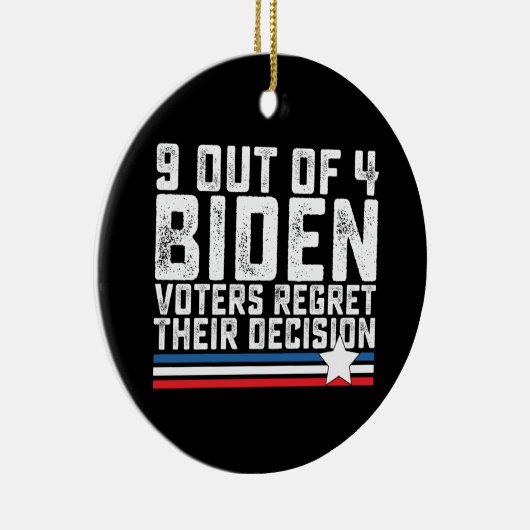 9 van de 4 kiezers betreuren hun besluit keramisch ornament (Rechts)