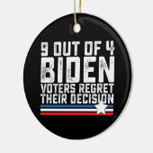 9 van de 4 kiezers betreuren hun besluit keramisch ornament (Links)