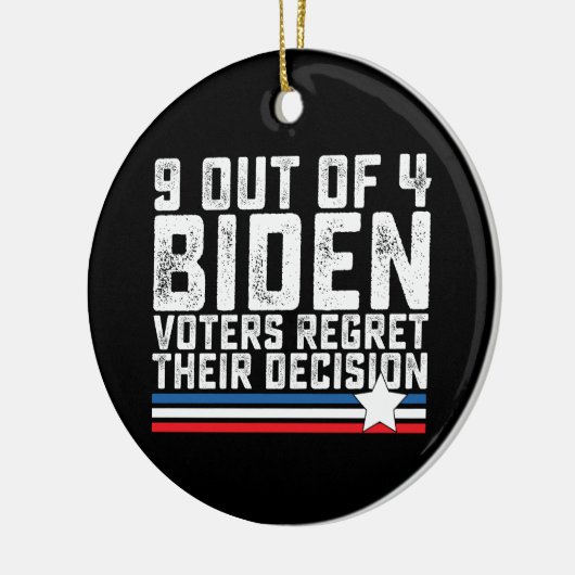 9 van de 4 kiezers betreuren hun besluit keramisch ornament (Links)