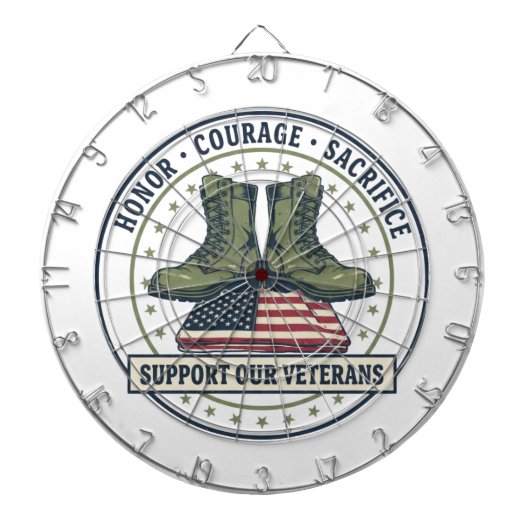 #9 Veteranen Dartbord (Voorkant)