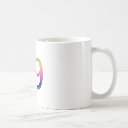 9 vissen ontwerp koffiemok (Rechts)