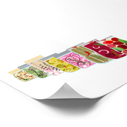 #9 Voedselconservenpotten Poster (Hoek)