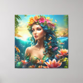 #9 Zeemeerminnenleven Canvas Afdruk (Voorkant)