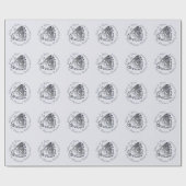 9de, 10de, 20e, 25e, 70e Jubileum voor bruiloft Cadeaupapier (Vlak)