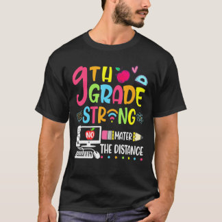 9de graadsterk ongeacht de afstand t-shirt