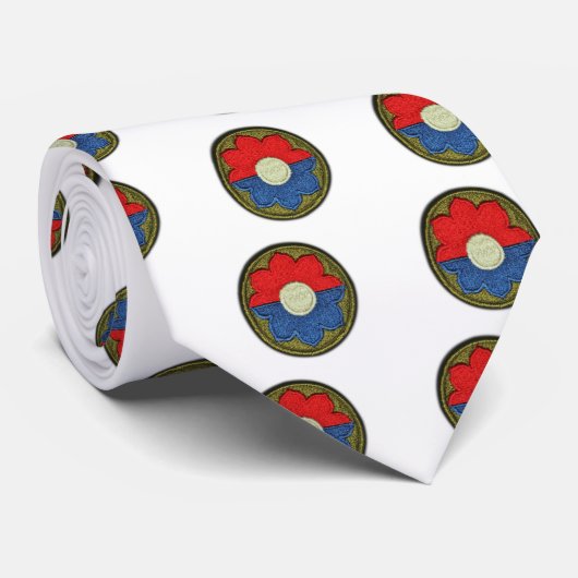 9de ID Sector infanterie Pathfinder veterans veter Stropdas (Opgerold)