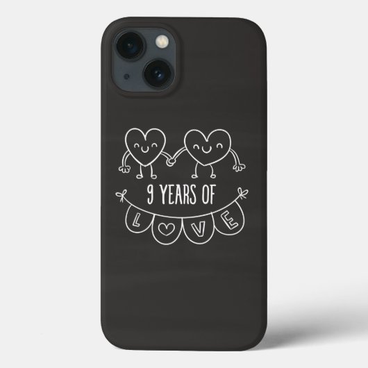 9de Jubileum - Gift Chalk Hearts Case-Mate iPhone Case (Achterkant)