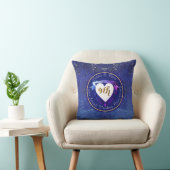 9de Jubileum Lapis Lazuli Hearts Kussen (Stoel)