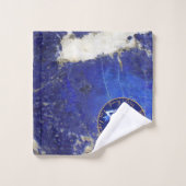 9de Jubileum Lapis Lazuli Kleur Bad Handdoek (Wasdoekje)