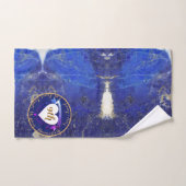 9de Jubileum Lapis Lazuli Kleur Bad Handdoek (Handdoek)