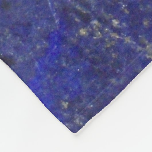 9de Jubileum Lapis Lazuli Kleur Fleece Deken (Hoek)