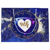 9de Jubileum Lapis Lazuli Kleur Groot Cadeauzakje (Achterkant)