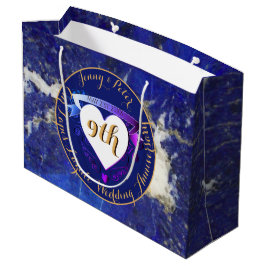 9de Jubileum Lapis Lazuli Kleur Groot Cadeauzakje