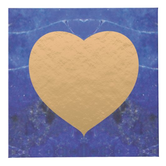 9de Jubileum Lapis Lazuli Kleur Kubus (Voorkant)