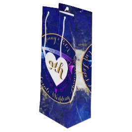 9de Jubileum Lapis Lazuli Kleur Wijn Cadeautas