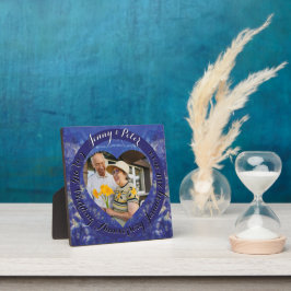 9de Jubileum Lapis Lazuli Lijst Fotoplaat