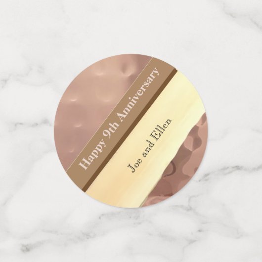 9de Jubileum van de Woningen, Willow en Koper Confetti (Kleine voorkant)