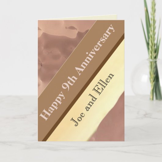 9de Jubileum van de Woningen, Willow en Koper Kaart (Voorkant)