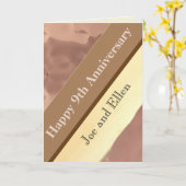 9de Jubileum van de Woningen, Willow en Koper Kaart (Gele Bloem)