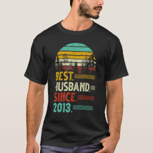 9de Jubileum voor weddenschappen Funny Best Husban T-shirt