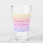 9de kerstdag Negen Dames dansen Glas (Achterkant)