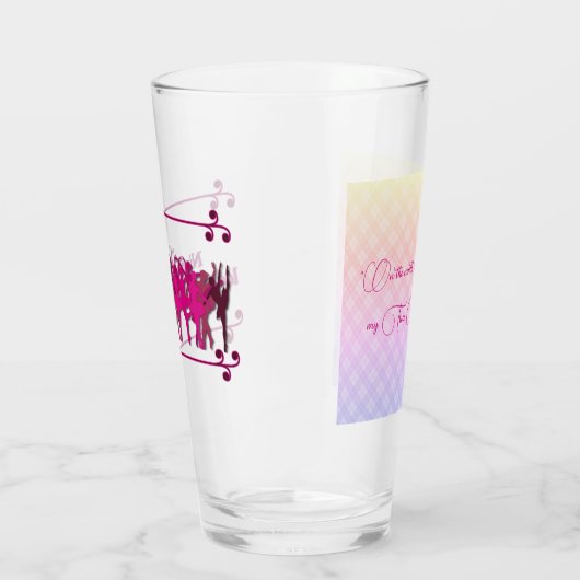 9de kerstdag Negen Dames dansen Glas (Links)