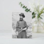 9de Massachusetts Officer, 1860's Briefkaart (Staand voorkant)