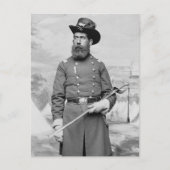 9de Massachusetts Officer, 1860's Briefkaart (Voorkant)