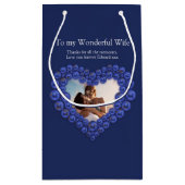 9de trouwdag Lapis Lazuli foto Klein Cadeauzakje (Achterkant)