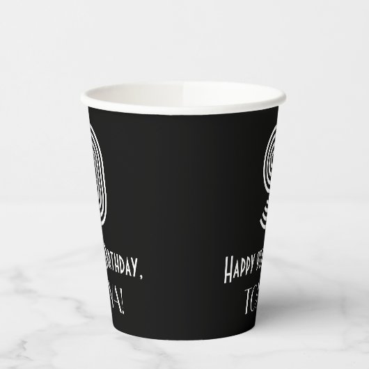 9de verjaardag — Art Deco Geïnspireerde look "9" + Papieren Bekers (Links)