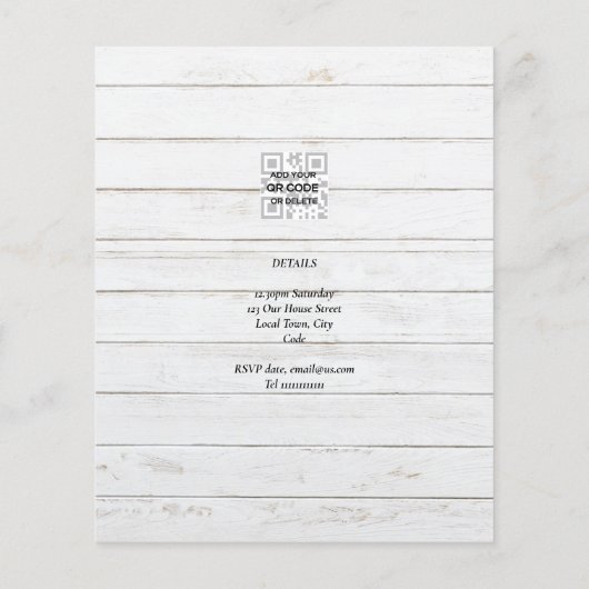 9de verjaardag Fotocollage uitnodiging Jongen Meis Flyer (Achterkant)