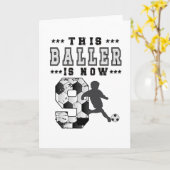 9de verjaardag van de cadeauspeler van 9 jaar oud kaart (Gele Bloem)