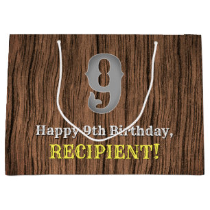 9de verjaardag: Western geïnspireerd land, naam Groot Cadeauzakje