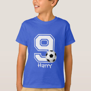 9de voetbal personaliseren-2 van het Feestvarken T-shirt